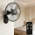 ZEVENTI - Επιτοίχιος ανεμιστήρας FANNY 45W/230V, διάμετρος 41 εκ., μαύρος + τηλεχειριστήριο