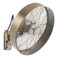 ZEVENTI - Επιτοίχιος ανεμιστήρας FANNY 50W/230V μπρονζέ + τηλεχειριστήριο