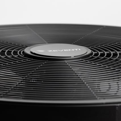 ZEVENTI - Επιτοίχιος ανεμιστήρας FREEZE 50W/230V Ø 45 cm μαύρος + τηλεχειριστήριο