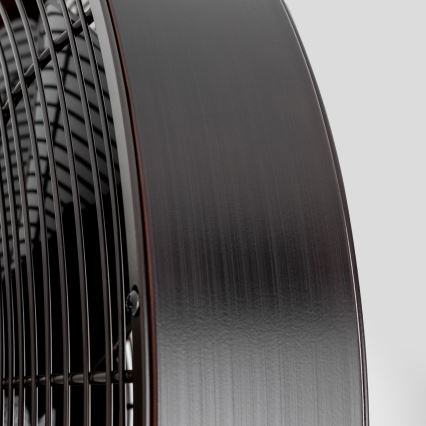 ZEVENTI - Επιτοίχιος ανεμιστήρας FREEZE 50W/230V Ø 45 cm μαύρο/καφέ + τηλεχειριστήριο