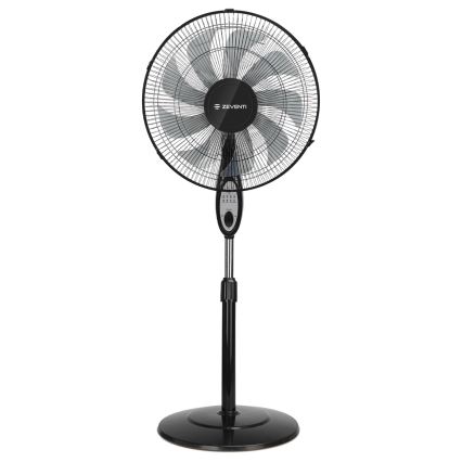 ZEVENTI - Επιδαπέδιος ανεμιστήρας FLOW 55W/230V 130 cm μαύρος + τηλεχειριστήριο