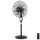ZEVENTI - Επιδαπέδιος ανεμιστήρας FLOW 55W/230V 130 cm μαύρος + τηλεχειριστήριο