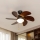 ZEVENTI - Ανεμιστήρας οροφής FAMARA 1xE14/60W/230V