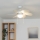 ZEVENTI - Ανεμιστήρας οροφής FAMARA 1xE14/60W/230V λευκό