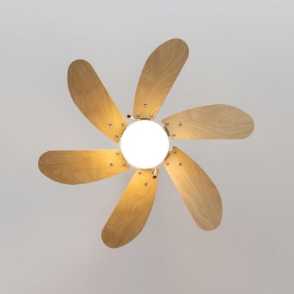 ZEVENTI - Ανεμιστήρας οροφής FAMARA 1xE14/60W/230V μπεζ