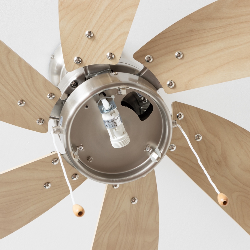 ZEVENTI - Ανεμιστήρας οροφής FAMARA 1xE14/60W/230V μπεζ