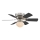 ZEVENTI - Ανεμιστήρας οροφής GALDANA 1xE27/60W/230V γκρι/λευκό