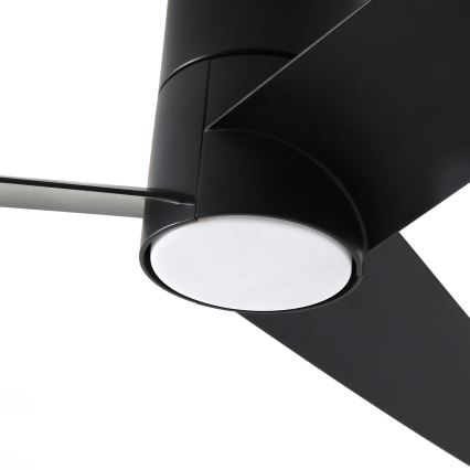 ZEVENTI - Ανεμιστήρας οροφής LED BARROSA LED/18W/230V 3000/4000/6000K Wi-Fi Tuya μαύρο + τηλεχειριστήριο