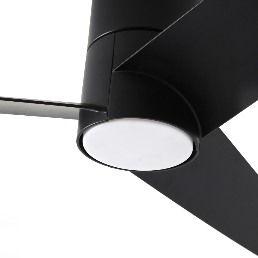 ZEVENTI - Ανεμιστήρας οροφής LED BARROSA LED/18W/230V 3000/4000/6000K Wi-Fi Tuya μαύρο + τηλεχειριστήριο