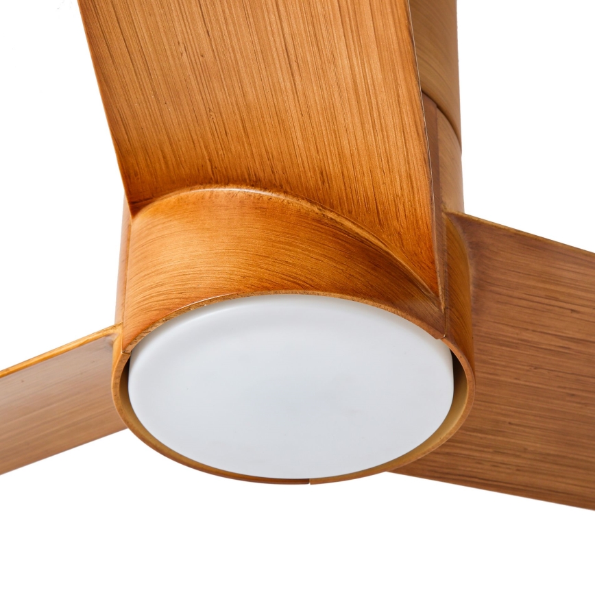 ZEVENTI - Ανεμιστήρας οροφής LED BARROSA LED/18W/230V 3000/4000/6000K Wi-Fi Tuya καφέ + τηλεχειριστήριο