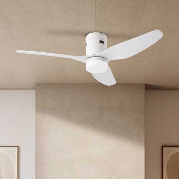 ZEVENTI - Ανεμιστήρας οροφής LED Dimmable PADUA LED/18W/230V 3000-6000K Wi-Fi Tuya λευκό + τηλεχειριστήριο