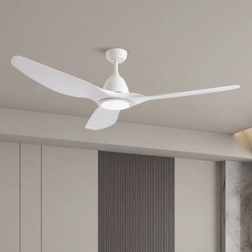 ZEVENTI - Ανεμιστήρας οροφής LED Dimmable URBINO LED/20W/230V 3000-6000K Wi-Fi Tuya λευκό + τηλεχειριστήριο