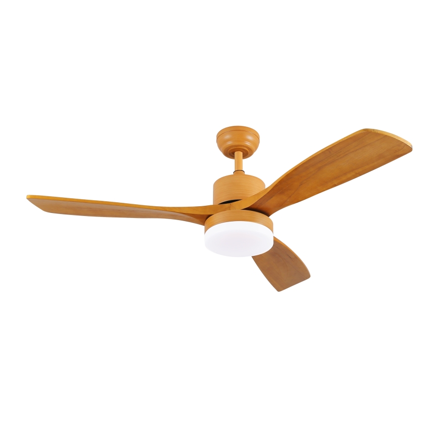 ZEVENTI - Ανεμιστήρας οροφής LED Dimmable MARE LED/24W/230V 3000-6000K Wi-Fi Tuya δρυς + τηλεχειριστήριο