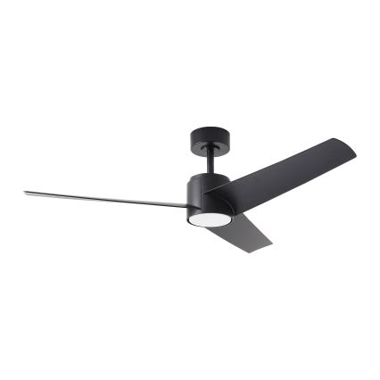 ZEVENTI - Ανεμιστήρας οροφής LED Dimmable ORVIETO LED/18W/230V 3000-6000K Wi-Fi Tuya μαύρο + τηλεχειριστήριο