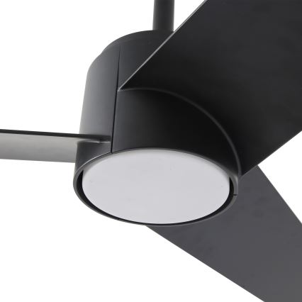 ZEVENTI - Ανεμιστήρας οροφής LED Dimmable ORVIETO LED/18W/230V 3000-6000K Wi-Fi Tuya μαύρο + τηλεχειριστήριο