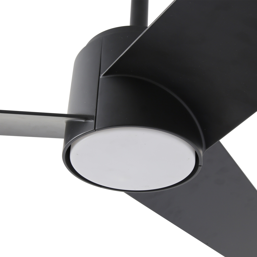 ZEVENTI - Ανεμιστήρας οροφής LED Dimmable ORVIETO LED/18W/230V 3000-6000K Wi-Fi Tuya μαύρο + τηλεχειριστήριο