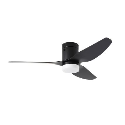 ZEVENTI - Ανεμιστήρας οροφής LED Dimmable PADUA LED/18W/230V 3000-6000K Wi-Fi Tuya μαύρο + τηλεχειριστήριο