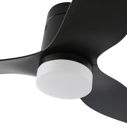 ZEVENTI - Ανεμιστήρας οροφής LED Dimmable PADUA LED/18W/230V 3000-6000K Wi-Fi Tuya μαύρο + τηλεχειριστήριο