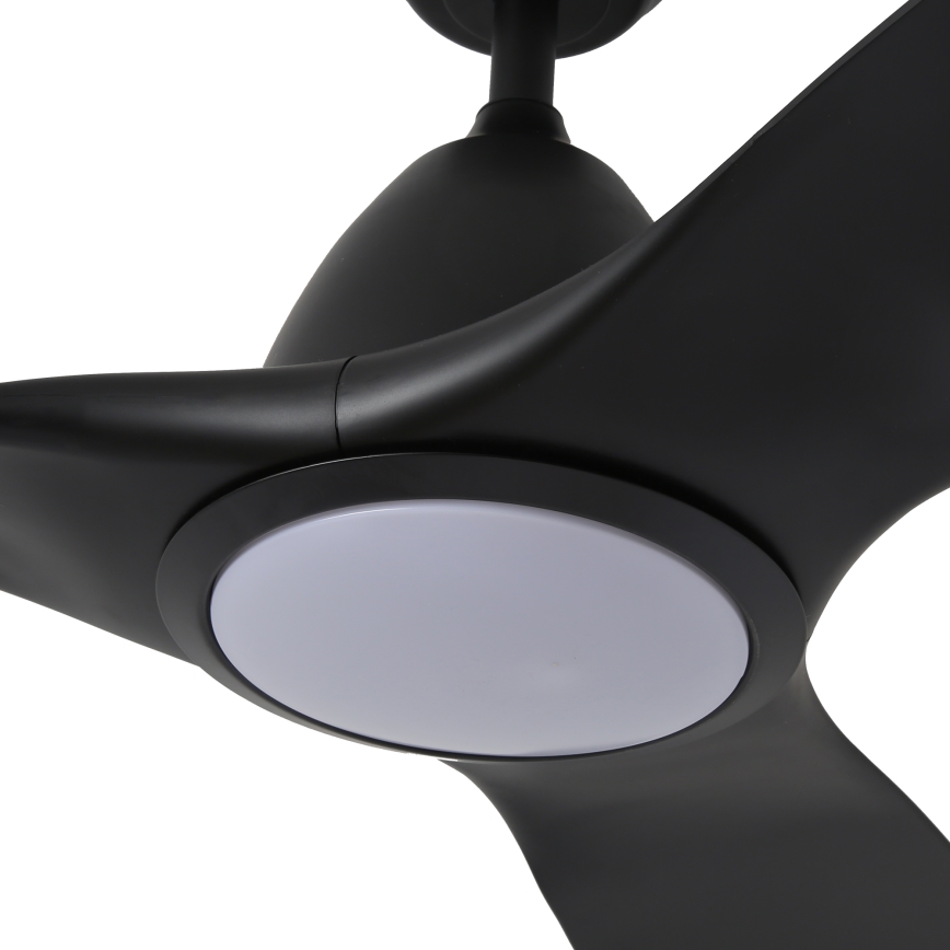 ZEVENTI - Ανεμιστήρας οροφής LED Dimmable URBINO LED/20W/230V 3000-6000K Wi-Fi Tuya μαύρο + τηλεχειριστήριο