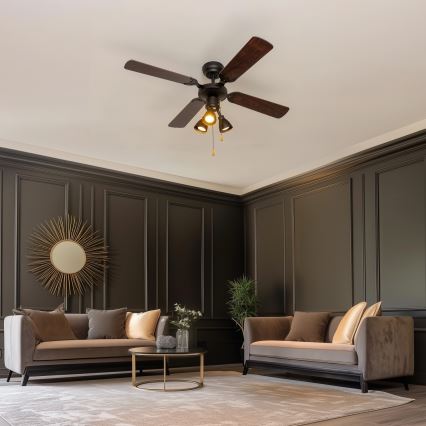 ZEVENTI - Ανεμιστήρας οροφής ZURRIOLA 3xGU10/50W/230V