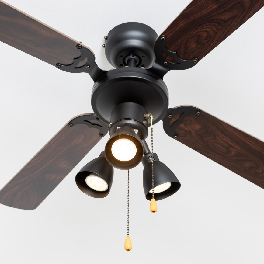 ZEVENTI - Ανεμιστήρας οροφής ZURRIOLA 3xGU10/50W/230V