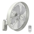 ZEVENTI - Ανεμιστήρας τοίχου FREEZE 50W/230V διάμετρος 40 cm λευκό + τηλεχειριστήριο