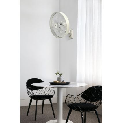 ZEVENTI - Ανεμιστήρας τοίχου FREEZE 50W/230V διάμετρος 40 cm λευκό + τηλεχειριστήριο