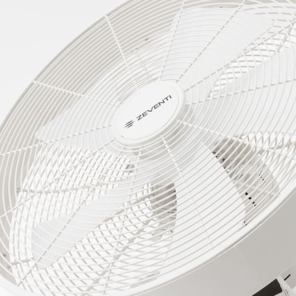 ZEVENTI - Ανεμιστήρας τοίχου FREEZE 50W/230V διάμετρος 40 cm λευκό + τηλεχειριστήριο