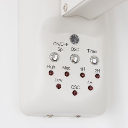 ZEVENTI - Ανεμιστήρας τοίχου FREEZE 50W/230V διάμετρος 40 cm λευκό + τηλεχειριστήριο