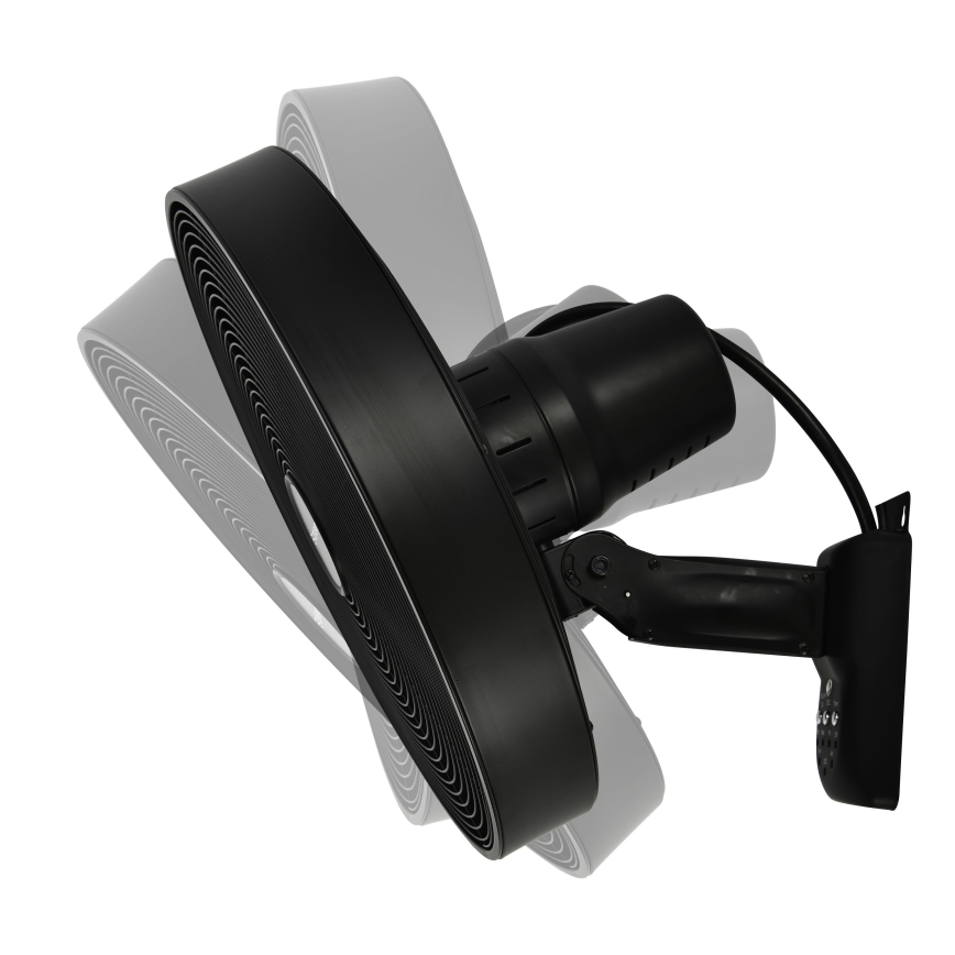 ZEVENTI - Ανεμιστήρας τοίχου FREEZE 50W/230V διάμετρος 40 cm μαύρο + τηλεχειριστήριο
