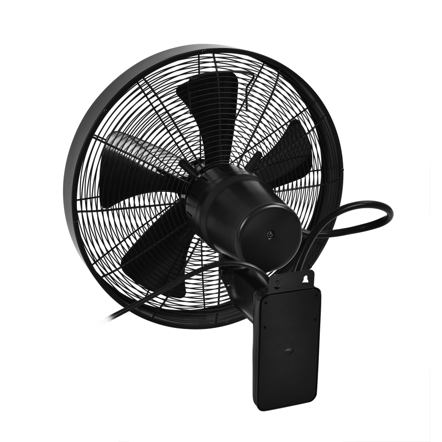 ZEVENTI - Ανεμιστήρας τοίχου FREEZE 50W/230V διάμετρος 40 cm μαύρο + τηλεχειριστήριο