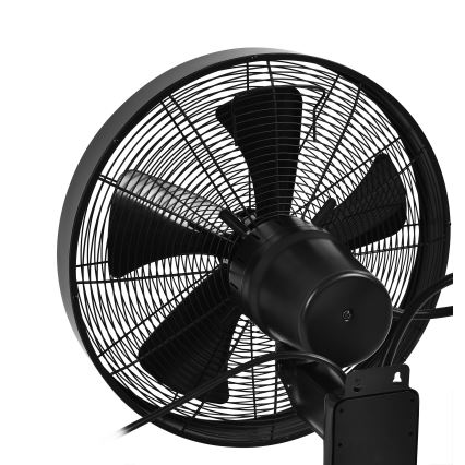 ZEVENTI - Ανεμιστήρας τοίχου FREEZE 50W/230V διάμετρος 40 cm μαύρο + τηλεχειριστήριο