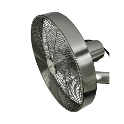 ZEVENTI - Ανεμιστήρας τοίχου FREEZE 50W/230V διάμετρος 40 cm ματ χρώμιο + τηλεχειριστήριο
