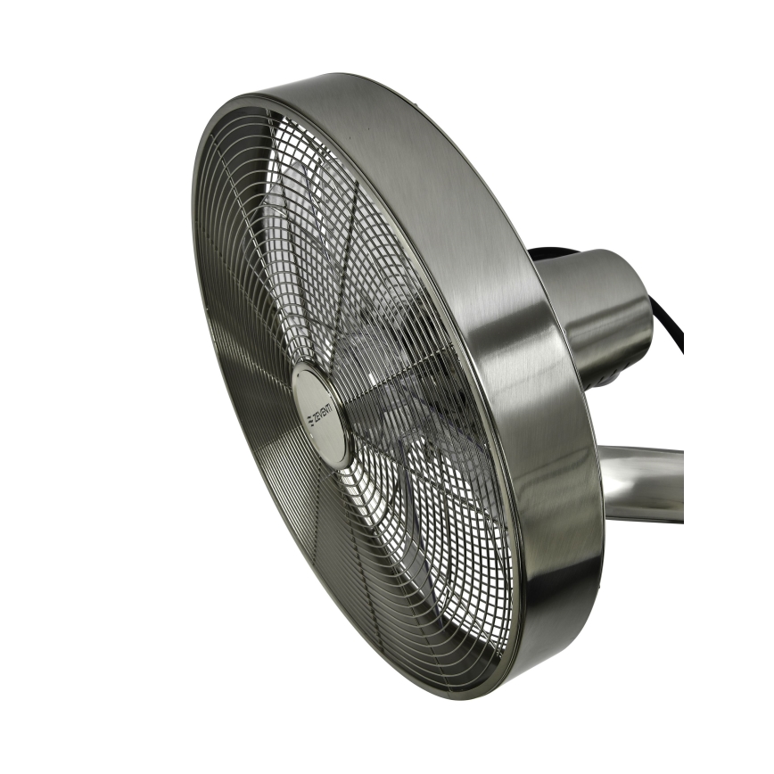 ZEVENTI - Ανεμιστήρας τοίχου FREEZE 50W/230V διάμετρος 40 cm ματ χρώμιο + τηλεχειριστήριο