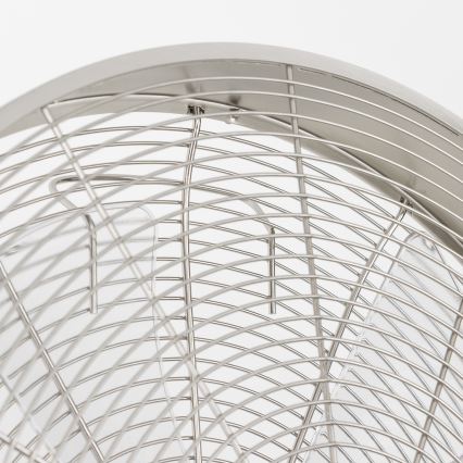 ZEVENTI - Ανεμιστήρας τοίχου FREEZE 50W/230V διάμετρος 40 cm ματ χρώμιο + τηλεχειριστήριο