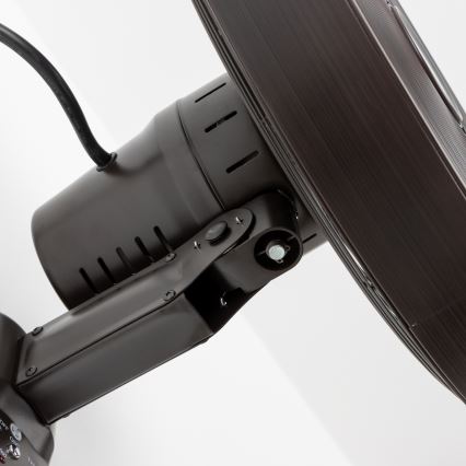 ZEVENTI - Ανεμιστήρας τοίχου FREEZE 50W/230V διάμετρος 40 cm μαύρο/καφέ + τηλεχειριστήριο