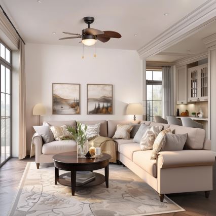 ZEVENTI - Οροφής ανεμιστήρας FAMARA 1xE14/60W/230V