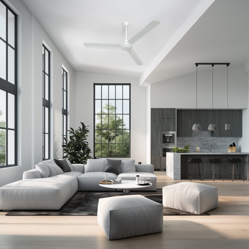 ZEVENTI - Οροφής ανεμιστήρας TOFINO λευκός