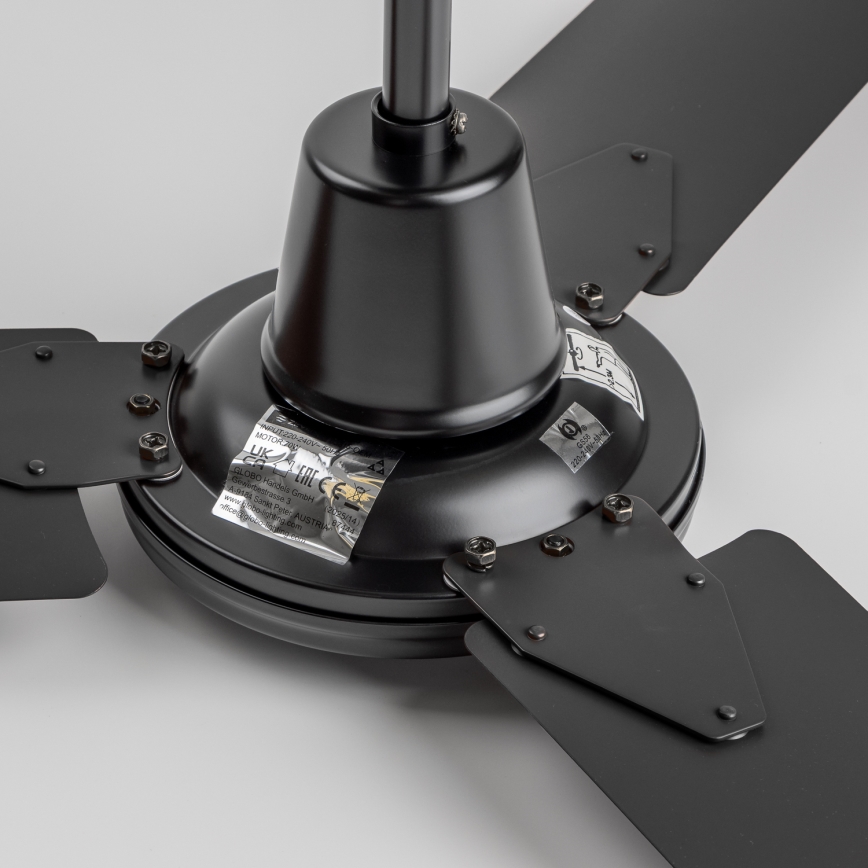 ZEVENTI - Οροφής ανεμιστήρας TOFINO μαύρο