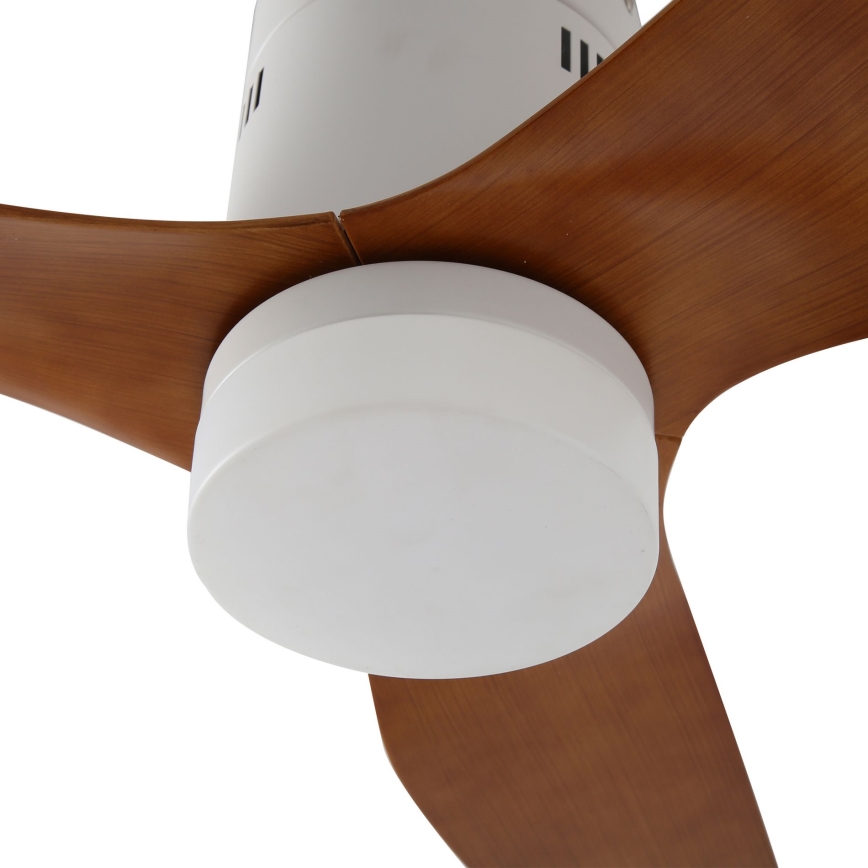 ZEVENTI - Οροφής ανεμιστήρας LED PADUA LED/18W/230V 3000-6000K Wi-Fi Tuya λευκό/καφέ + τηλεχειριστήριο
