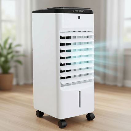 ZEVENTI - Ψύκτης αέρα ARCTIC 60W/230V μαύρο/λευκό + τηλεχειριστήριο