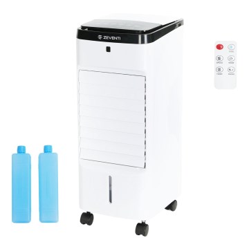 ZEVENTI - Ψύκτης αέρα ARCTIC 60W/230V μαύρο/λευκό + τηλεχειριστήριο
