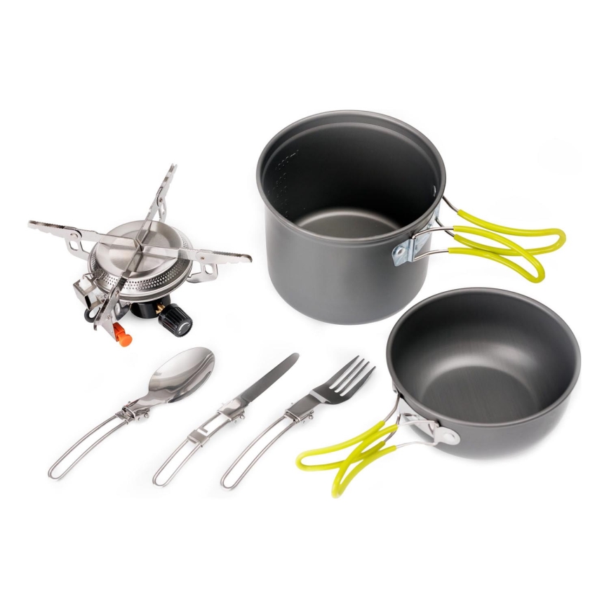 Εστία αερίου camping με αξεσουάρ