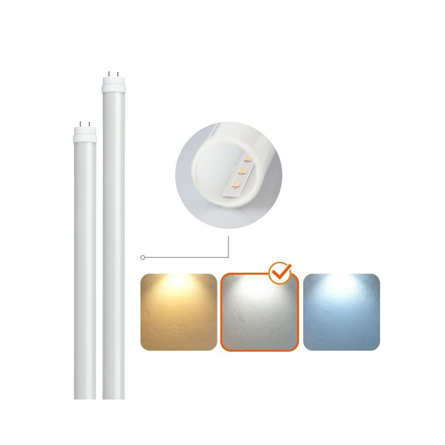 Επαγγελματικό φωτιστικό LED τύπου φθορισμού T8 2xG13/18W/230V 4000K IP65 127 cm