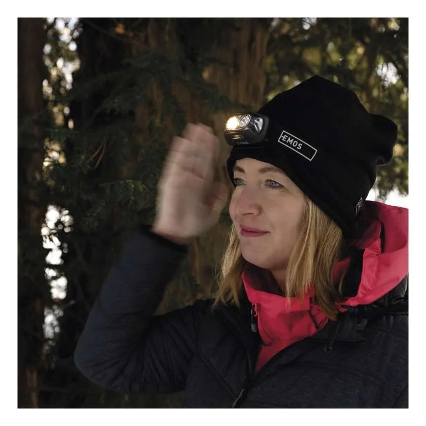 Επαναφορτιζόμενο κεφαλόφως LED/USB 1200 mAh