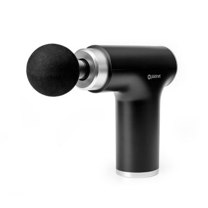 Επαναφορτιζόμενο πιστόλι μασάζ με 9 κεφαλές 25W/5V 1200 mAh