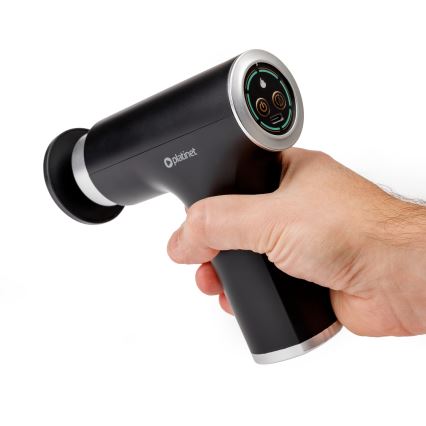 Επαναφορτιζόμενο πιστόλι μασάζ με 9 κεφαλές 25W/5V 1200 mAh