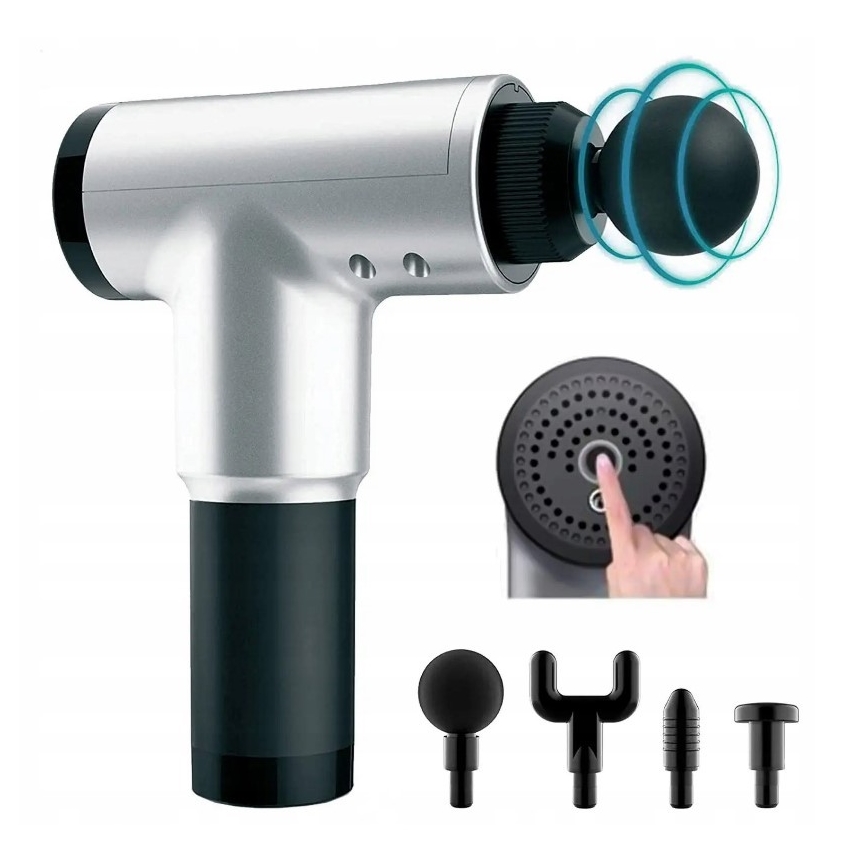 Επαναφορτιζόμενο πιστόλι μασάζ 20W/8,4V 1500 mAh