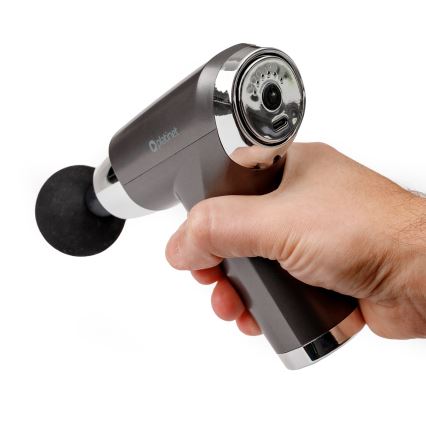 Επαναφορτιζόμενο πιστόλι μασάζ με 4 κεφαλές 25W/5V 1200 mAh