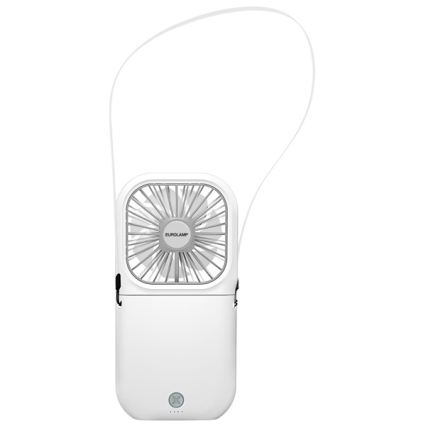 Επαναφορτιζόμενος ανεμιστήρας τσέπης 5W/5V 2500 mAh λευκός